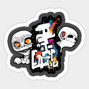 AlienPoP Sticker